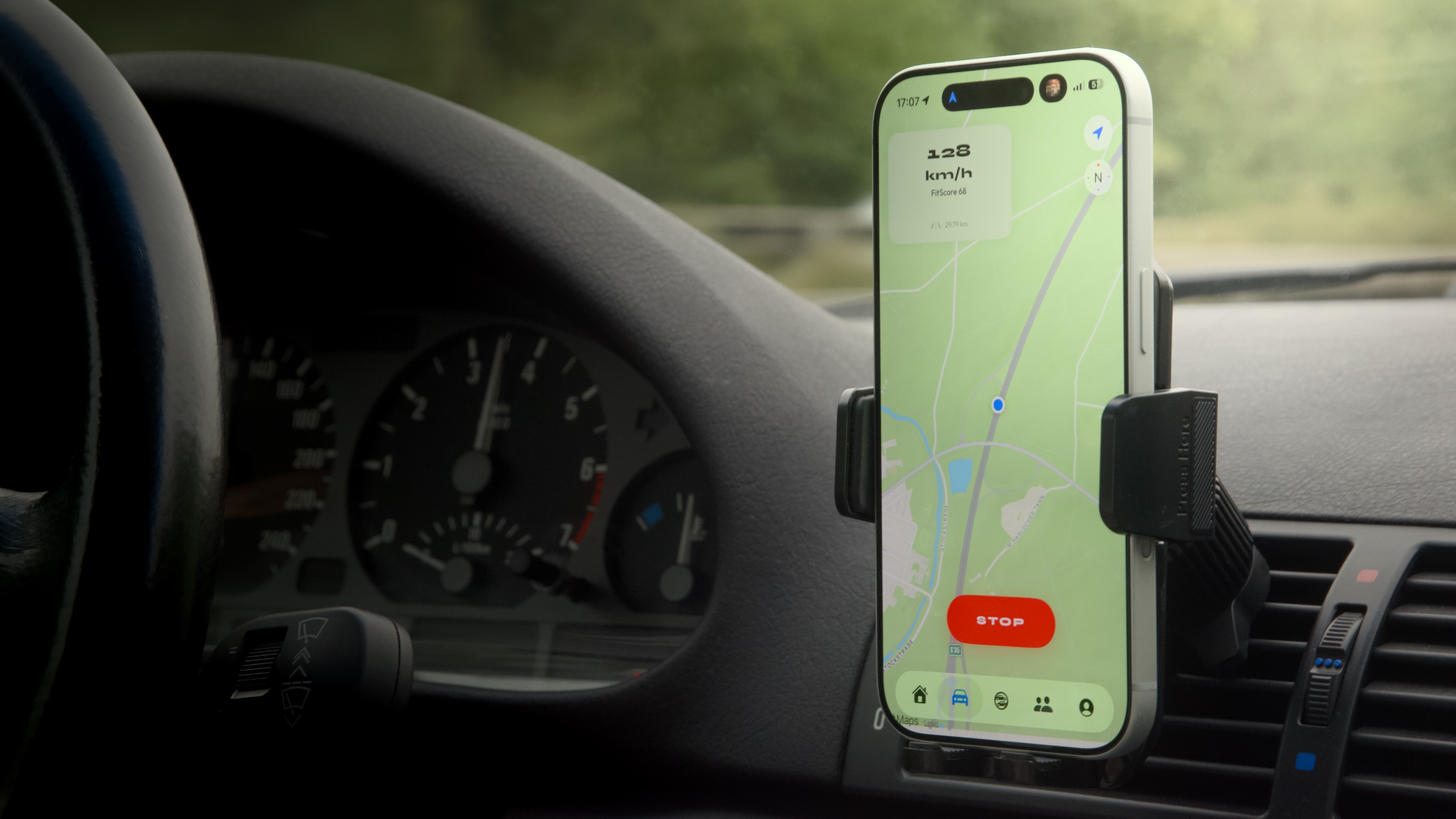PassionDriver auf dem Dashboard
